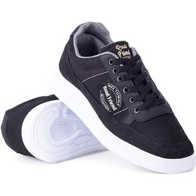 Resim Ghattix Erkek Keten Sneaker Yazlık Mevsimlik Ayakkabı Siyah Siyah Siyah Siyah 