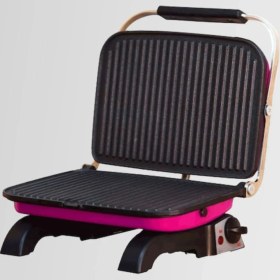 Resim Allians Elektrikli Fuşya Döküm Tost Makinesi 8 Dilim, Pratik ve Şık Tasarım 