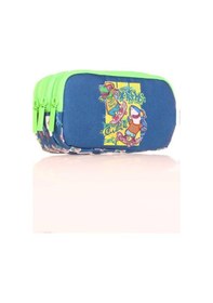 Resim Kaukko Kids 3 Bölmeli Kalem Çantası Cube Xtreme Mavi L8177 