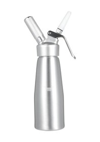 Resim Mufunye 500ml Ekstra Dayanıklı Alüminyum Krem Şanti Makinesi - 3 Farklı Uç + Fırça İçeren Profesyonel Set 