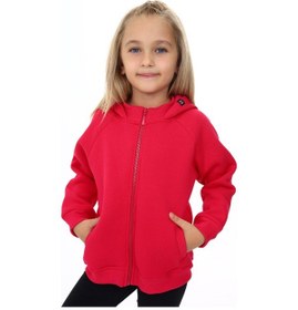 Resim Toontoy Kız Çocuk Hırka Koyu Fuşya 