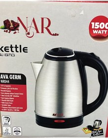 Resim HOM Nar Çelik Kettle Su İsıtıcısı 1,8 Litre 1500 W NRO44 