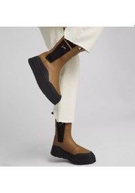 Resim Puma Mayze Stack Cheksea Casual Kadın Hardal Rengi Bot B-38 38674201 001 