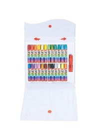 Resim 24lü Pastel Boya - Çantalı Renkli 