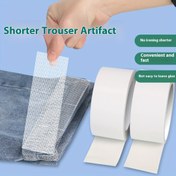 Resim 2 Kendinden yapışkanlı pantolon kenar yapıştırıcısı rulosu - Dikiş Gerektirmez, Demir Olmadan, Rahat ve Hızlı Sabitleme, Kalıntı Bırakmak Kolay Değil, Çeşitli Giysiler İçin Uygun, Giysi Değişiklikleri | Görünmez Pantolon Uzatıcısı | Kolay Uygulama Bandı, Kenar Yapıştırıcısı 