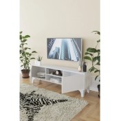 Resim Kzy Mobilya Romeo Tv Sehpası Beyaz 