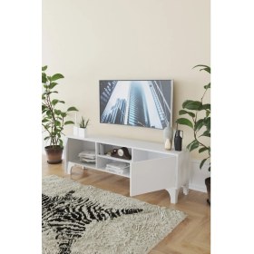 Resim Kzy Mobilya Romeo Tv Sehpası Beyaz 
