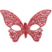 Resim shopwave Kırmızı Dantel Masquerade Maskesi 7 No (5047) 
