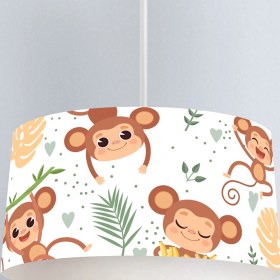 Resim instababyrooms Çocuk Odası Dijital Baskılı Dekoratif Sarkıt Avize Model 1335 