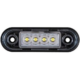 Resim Ahmet Otomotiv Parmak Lamba 4 Led'li 83mm 12v-24v Beyaz 
