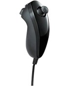 Resim Siyah -1 Adet-sol Sağ El Nunchuck Wii El Kavisli Oyun Kolu Denetleyicisi Nintendo Wii Oyun Denetleyicisi Nunchuck Wii Gamepad İçin 