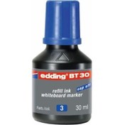 Resim Edding Tahta Kalem Mürekkebi Damlalıklı Ekonomik 30 ML Mavi BT30 