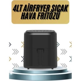 Resim Aydogan's 4l Airfryer Hazneli Hava Fritözü Yağsız Fritöz Taşınabilir Fırın Işlevi Gören Pratik 