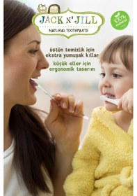 Resim Jack N Jill Doğal Diş Fırçası - Unicorn&monkey 