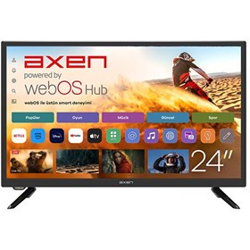 Resim Axen AX24LEDI262C-S 24" 60 Ekran HD Webos Smart LED TV 