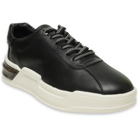 Resim Marcomen 19197 Günlük Deri Sneakers Siyah Erkek Spor Ayakkabı 