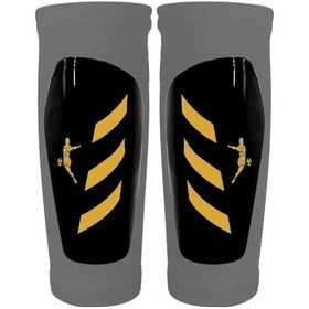 Resim Pro Futbol Tekmeliği Çoraplı Çocuk Yetişkin Kaval Koruyucu Tekmelik Futbolcu Dizliği Siyah 