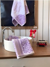 Resim Özdilek Greta 2'li El-yüz Havlusu 50x90-lila Çok Renkli 