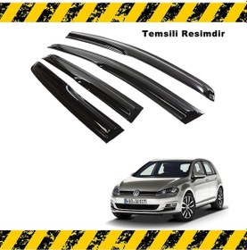 Resim Vw Golf 7 Mügen Cam Rüzgarlığı Hb 2013 Sonrası 4 Lü Set N11.978 