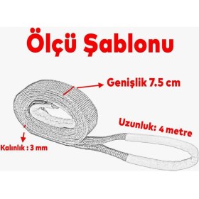 Resim Ten Lift Polyester Sapan 3 Ton 4 Metre 