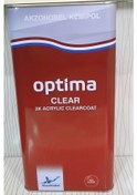 Resim Akzo Nobel Optima Clear Akrilik Vernik Gl 5Litre 
