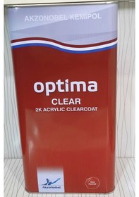 Resim Akzo Nobel Optima Clear Akrilik Vernik Gl 5Litre 