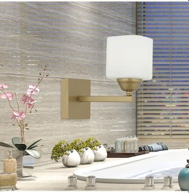 Resim Minel Eskitme Duvar Lambası Yatak Odası-Yatak Başı-Banyo İçin Modern Aplik Beyaz 