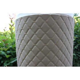 Resim Berryka Baklava Desen Yat Gemi Oto Döşemelik Kapitone Suni Deri Kumaş 140cm En 