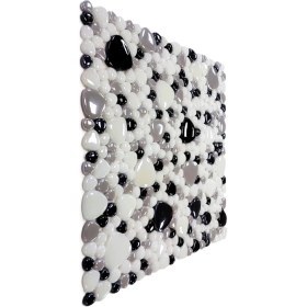 Resim MozaiKristaL Mutfak, Banyo, Havuz, Sauna, Spa ve Yaşam Alanlarının Tüm Yüzeyleri Için Damla Cam Mozaik. File Ölçüsü: 31.5X31.5 Cm. ( 1 Koli = 1 m2 Fiyatıdır ) 