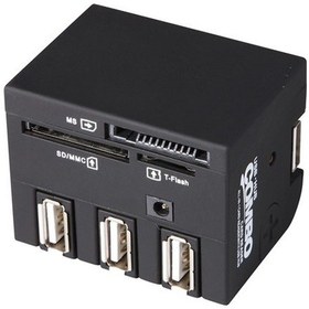 Resim Volk 56 İn 1 Combo Card Reader + 3 Port Usb Hub (Ml-Ce19B) 