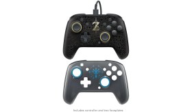 Resim Nintendo Switch Deluxe Oyun Kolu Kablolu Faceoff Zelda Breath Of The Wild Edition 