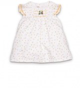 Resim Gül Detaylı Çiçekli Kız Bebek Bayramlık Elbise 5li Set Kutulu 11688 