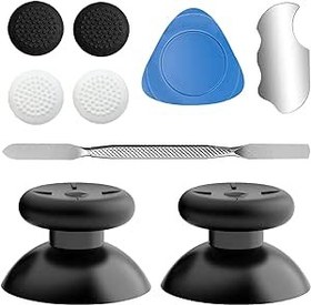 Resim Replacement Kit for Oculus Quest 2 Controller, OLCLSS thumbstick,caps,Triangle Tool&pry bar-Optimal Oculus Quest 2 Controller 