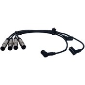 Resim Volkswagen Golf4 Bujı Kablosu Set Bora Polo Classic Caddy Audi A3 A4 Seat Leon Skoda Octavia 1.6 AEH AKL APF AFT 94 Sonrası 