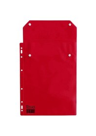 Resim Tebag SGK Reçete Dosyası Kırmızı Plastik 