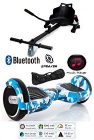 Resim Citymate Elektrikli Kaykay Scooter Hoverboard Akıllı Dengeli - Hover Kart - Çanta Full Paket Desen15 