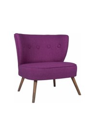 Resim Bienville Tekli Koltuk Mor 
