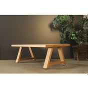 Resim Neiwel Bies Doğal Ahşap Ofis Sehpa-70-140 Açık Ceviz 