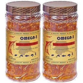 Resim Mnk Omega 3 Balık Yağı 1000 MG 2x200 Softgel 