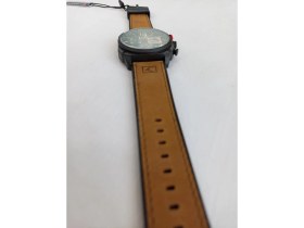 Resim Curren Deri-Silikon Kayış, Siyah Kasa, Ful Fonksiyon, Kronometreli, Takvimli, Su Geçirmez, 2 Yıl Garantili Erkek Saati 