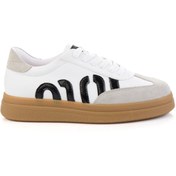 Resim Bambi Beyaz Siyah Kadın Sneaker K01179600009 