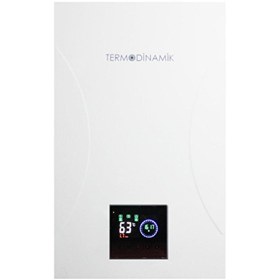 Resim Termodinamik Dek 12 Dijital Elektrikli Kombi 12kw 220v (ISITMA SICAK SU) 