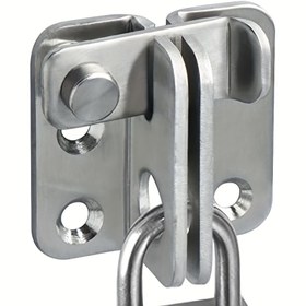 Resim 1 adet Flip Latch Slide Bolt Lock, Ahır Dolapları, Evcil Hayvan Kafesleri, Bahçe, Banyo, Garaj, Pencereler, Kayar Kapılar için Güvenlik Kapı Kilidi 