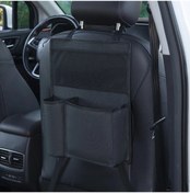 Resim Xuweiwei Car Back Seat Organizer Hb001 Oxford Black Dayanıklı Yapay Deri Çok Cepli Seyahat Ayakkabı Saklama 