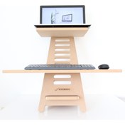 Resim Ayakta Çalışma Standı - Laptop Standı - Notebook Standı - Ahşap - AGBS 