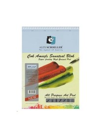 Resim Alex Schoeller Çok Amaçlı Spiralli 200 Gr A5 20.li Sanatsal Blok A.SPR 