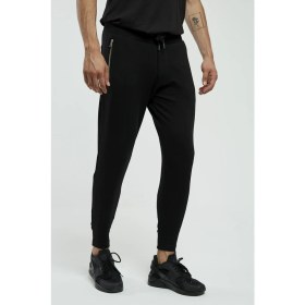 Resim Pepp Jeans Siyah Fermuarlı Alt Eşofman Yarım Ribana 
