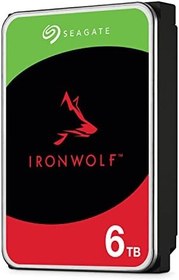 Resim Seagate IronWolf, 6 TB, Dahili Sabit Disk, NAS, CMR 3,5 İnç, SATA 6 Gb/sn, 7200 RPM, 256 MB Önbellek, RAID Ağa Bağlı Depolama için, 3 yıl Rescue Services (ST6000VN006) 