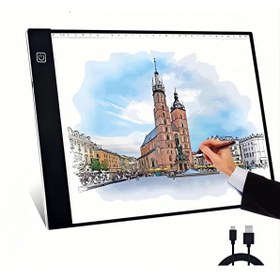 Resim valkyrie B132 Led Işıklı A4 Boy Çizim Kopyalama Eskiz Çizim Ultra İnce Animasyon Çizim Tableti 