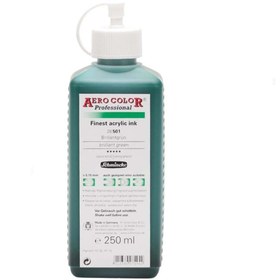 Resim Schmincke Aero Color Akrilik Mürekkep 250 ml 501 Brilliant Green 